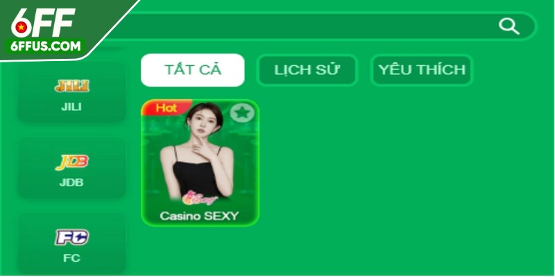 6FF mang đến kho game đa dạng cho tất cả thành viên trải nghiệm