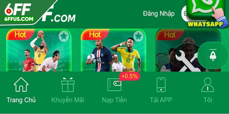  Lý do sân chơi thể thao 6FF được yêu thích
